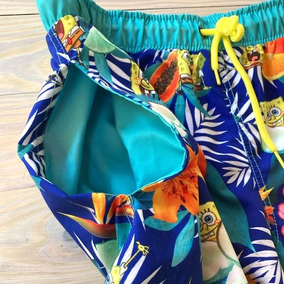SPONGE BOB Nickelodeon SquarePants Swim Trunks Mens NEW Various Sizes - Picture 5 of 14
